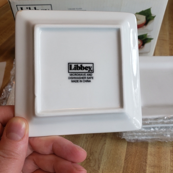 Libbey Mini Ceramic Tasting Plates NWT - Picture 6 of 8